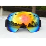 Ski / Snowboard and Other sports goggles, unisex, universal size, black frame - multicolor lens, NM99